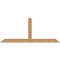 Ekena Millwork Portland Timber Gable Bracket, Western Red Cedar, 60"W x 25"H x 3 1/2"D x 3 1/2"F, 10/12 Pitch GBW060X25X0404POR00SWR - alternate 1